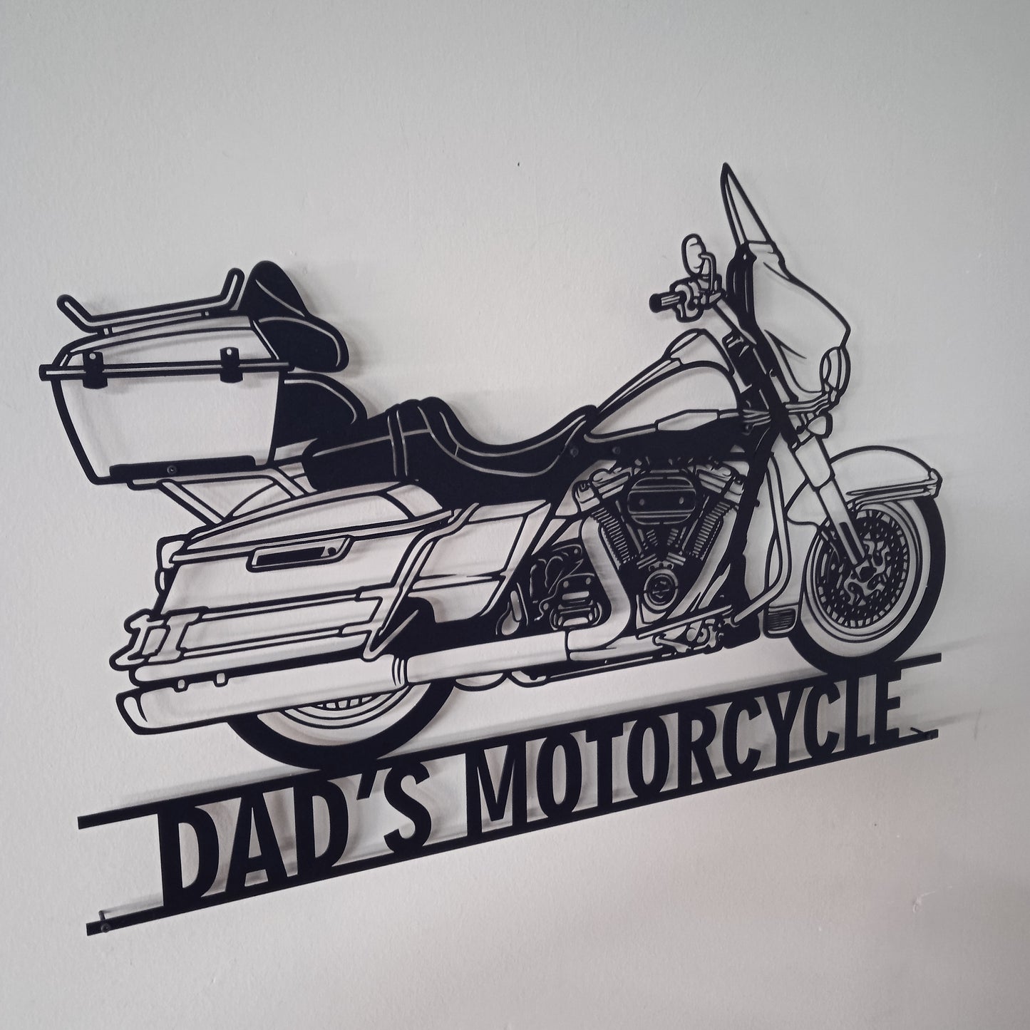 HD Custom Motorcycle Wall Art