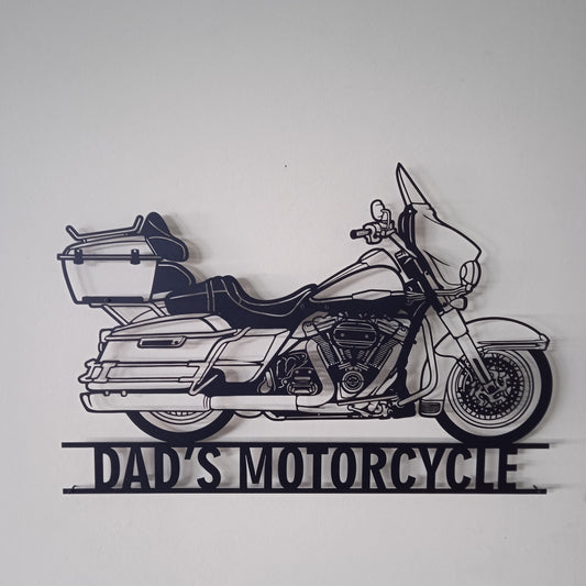 HD Custom Motorcycle Wall Art