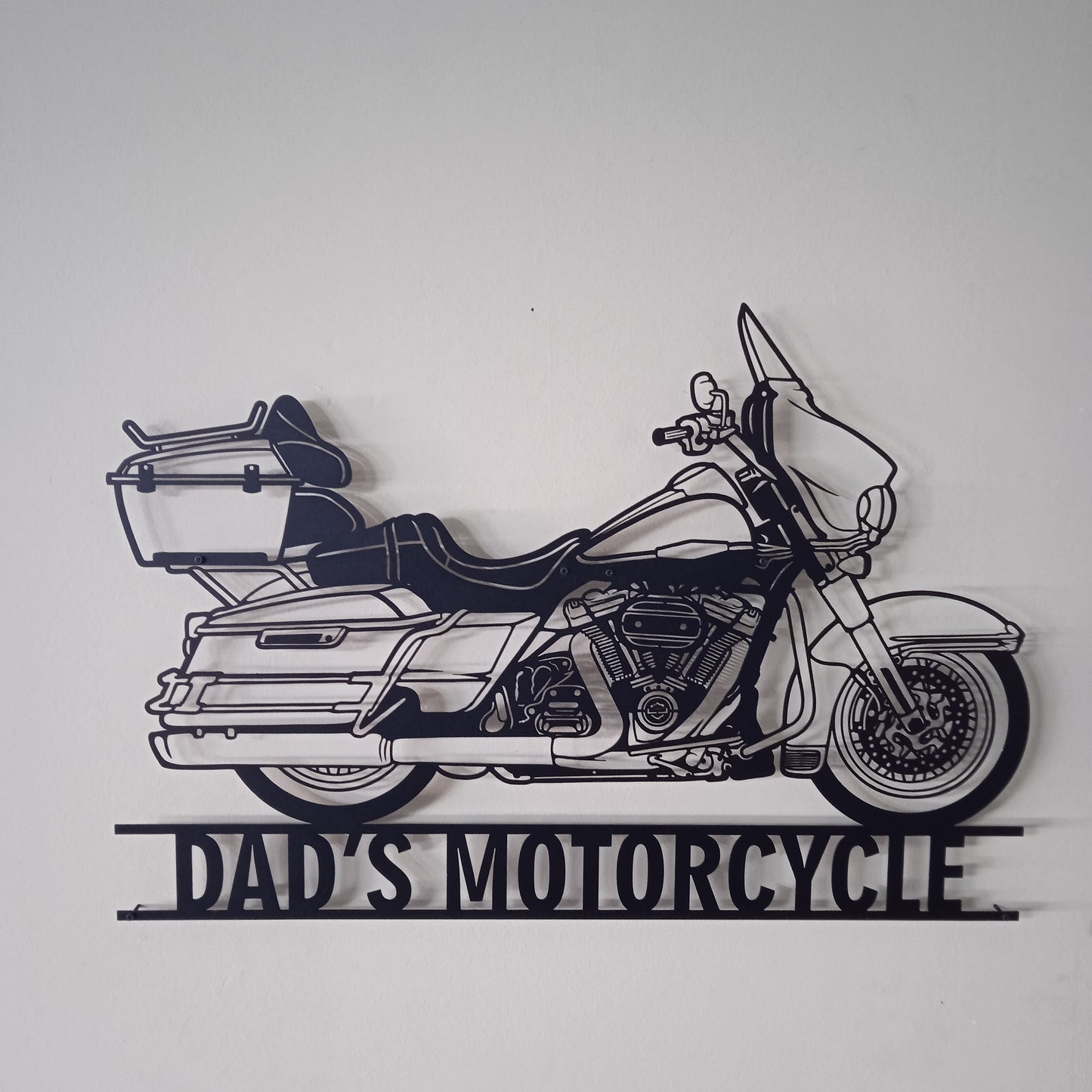 HD Custom Motorcycle Wall Art