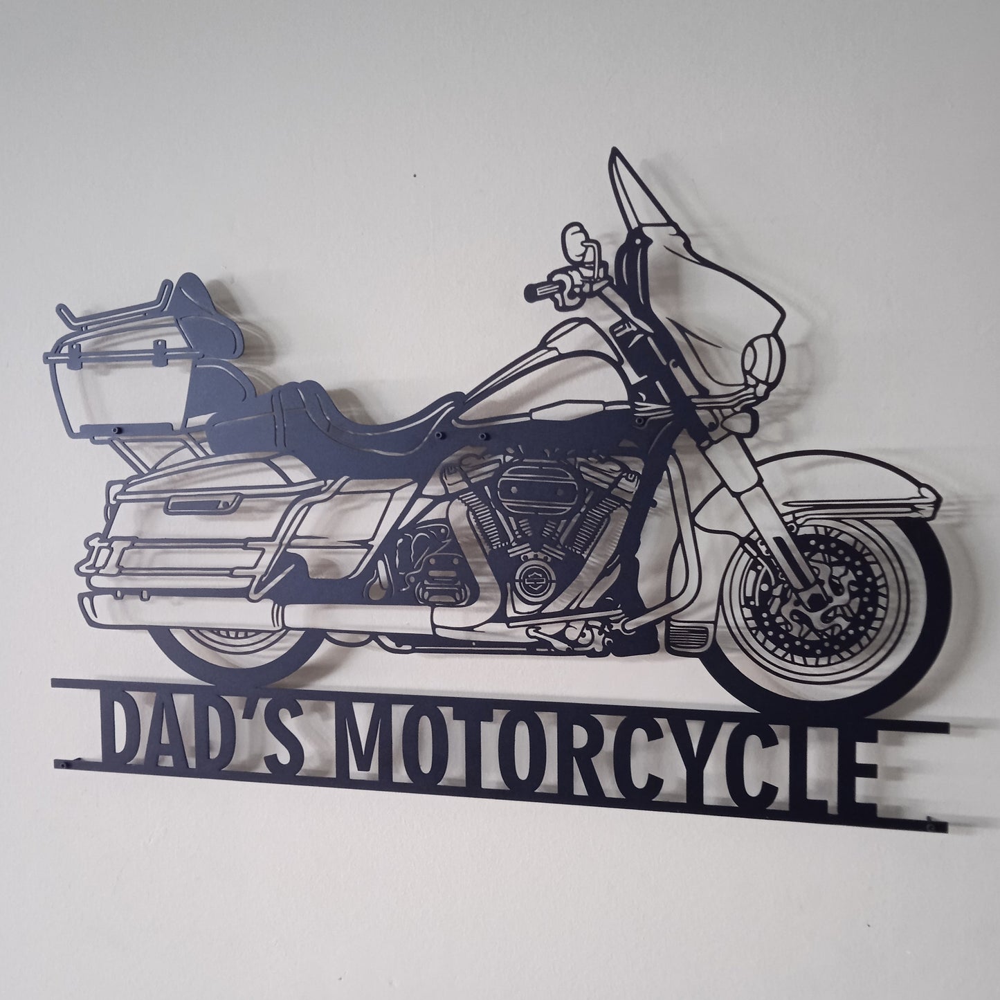HD Custom Motorcycle Wall Art