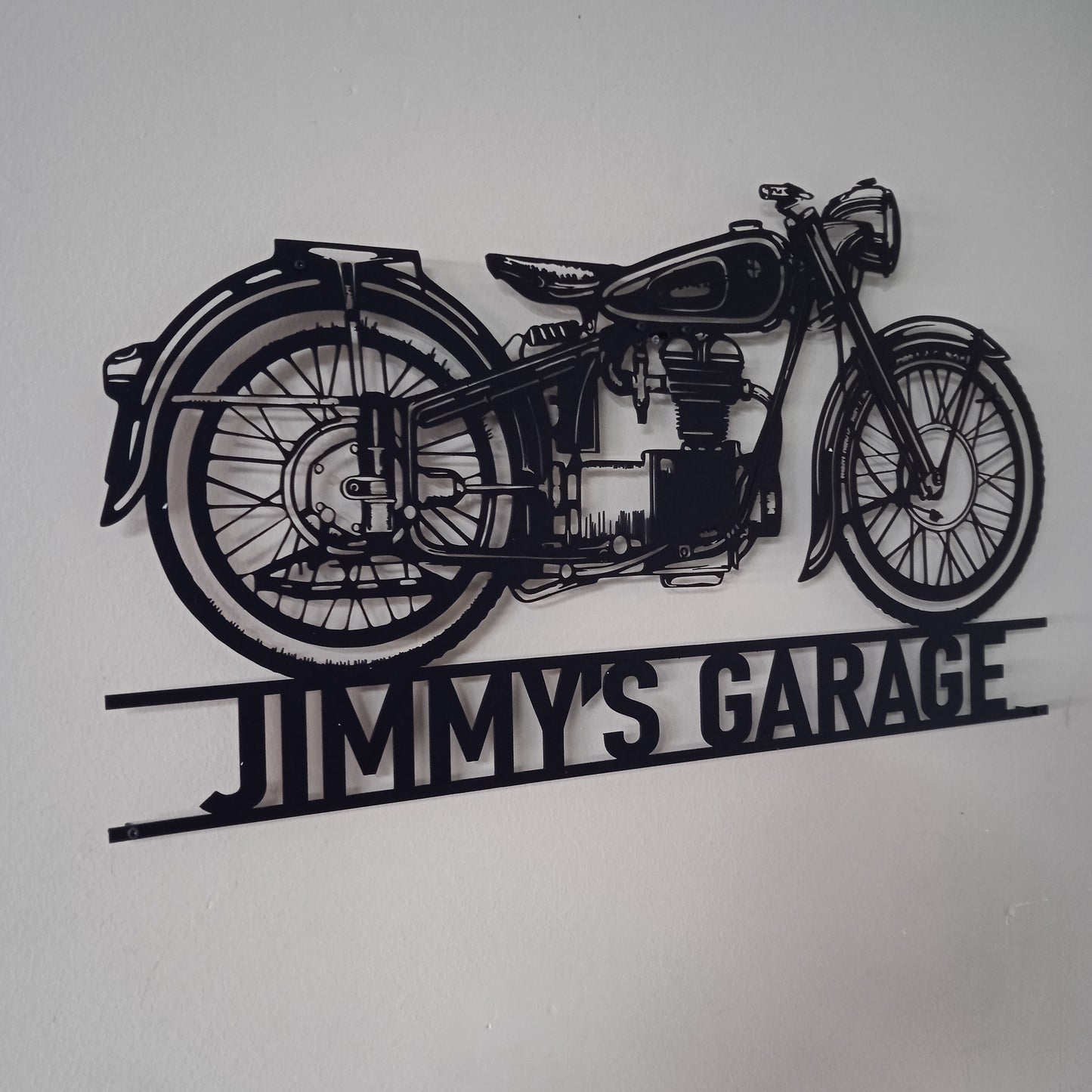 BMW R 50 Custom Motorcycle Wall Art