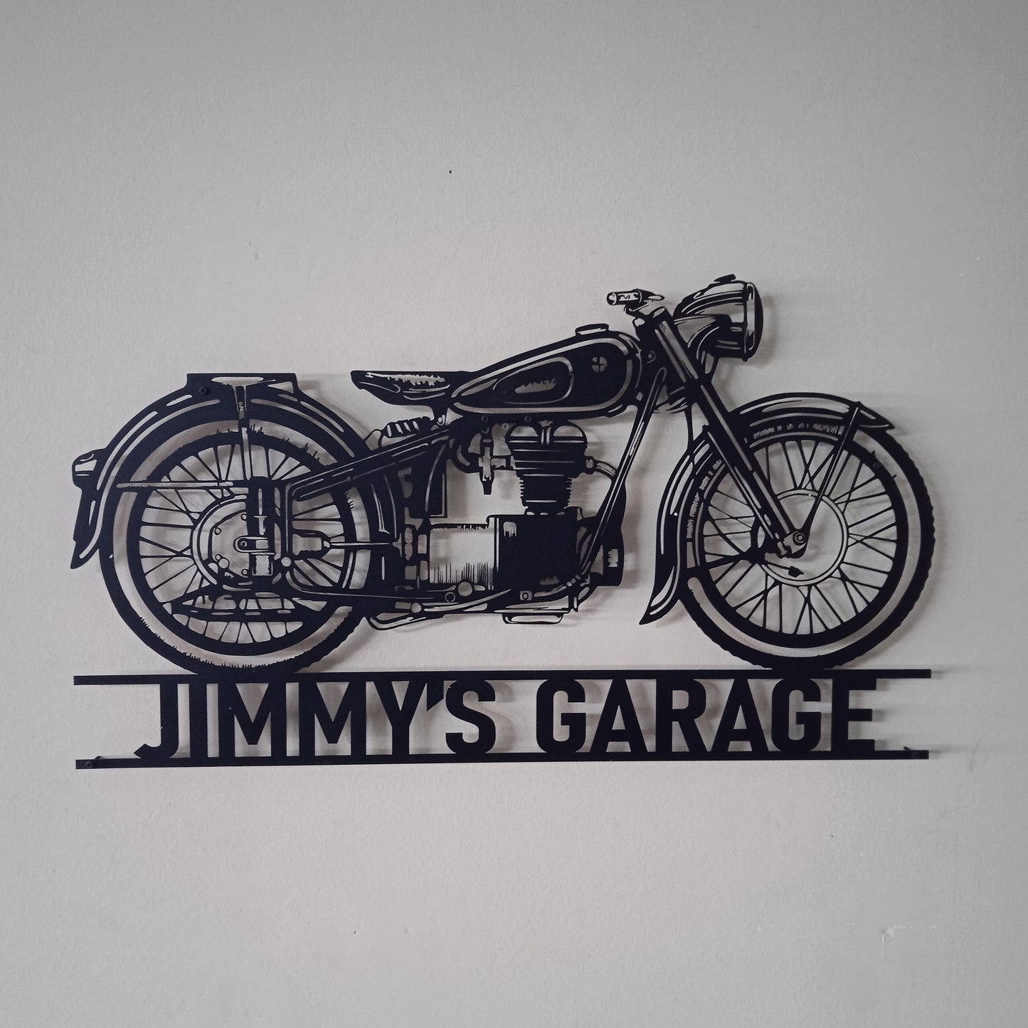BMW R 50 Custom Motorcycle Wall Art
