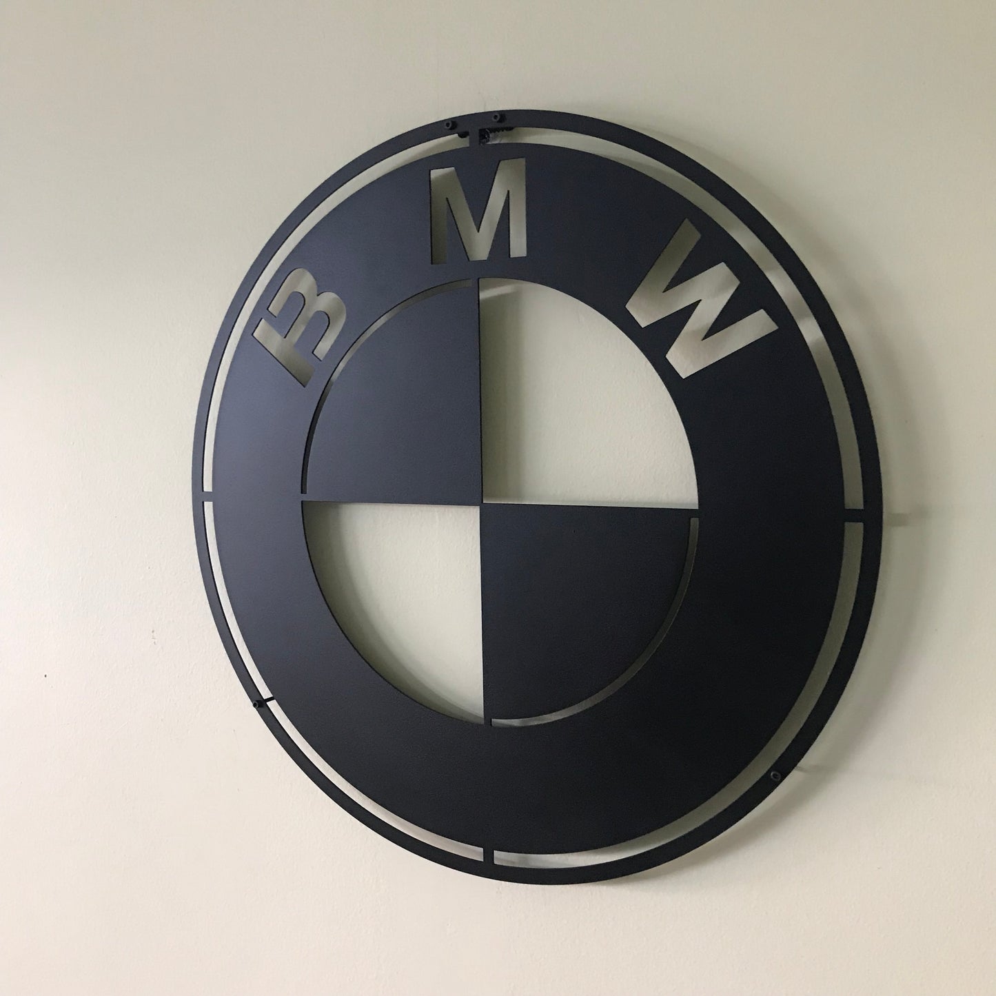 BMW Metal Logo Car Wall Art