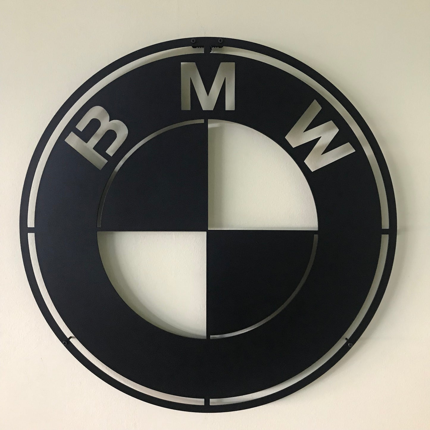 BMW Metal Logo Car Wall Art