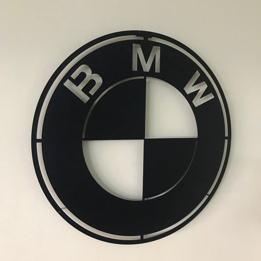 BMW Metal Logo Car Wall Art