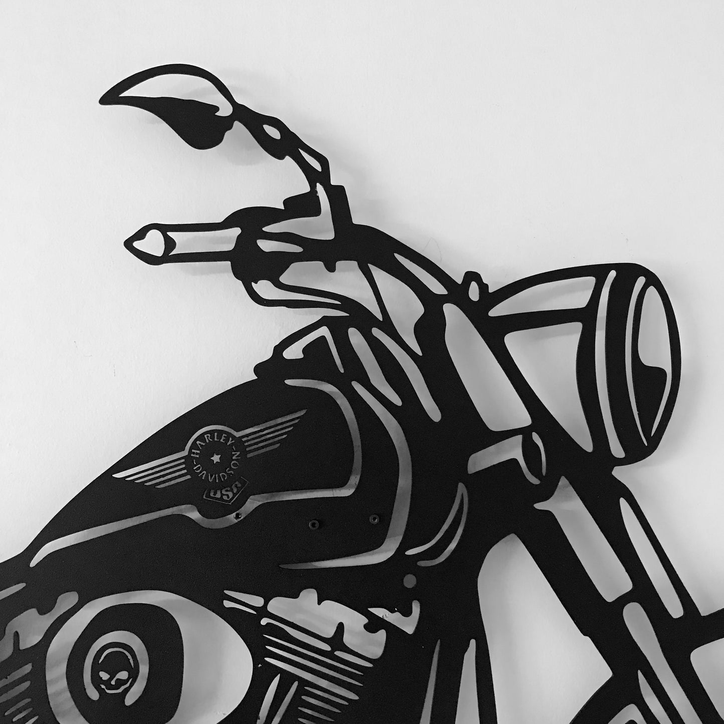 Fat Boy Motorcycle Wall Art