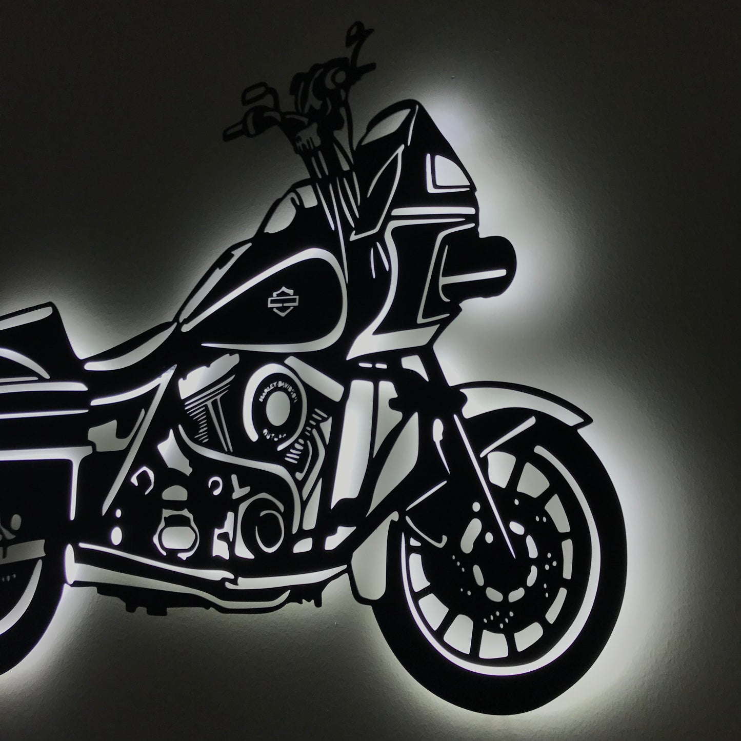 Outlaw Motorcycle Wall Art (LED)