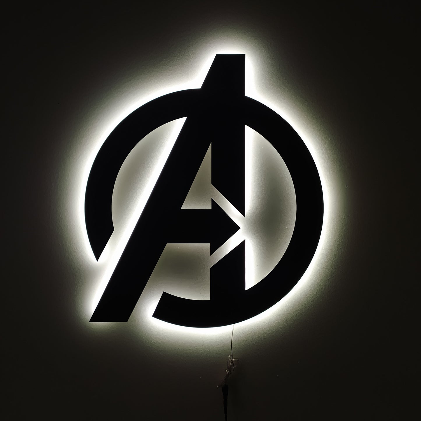 Avengers Wall Art – RGB LED Superhero Metal Wall Decor
