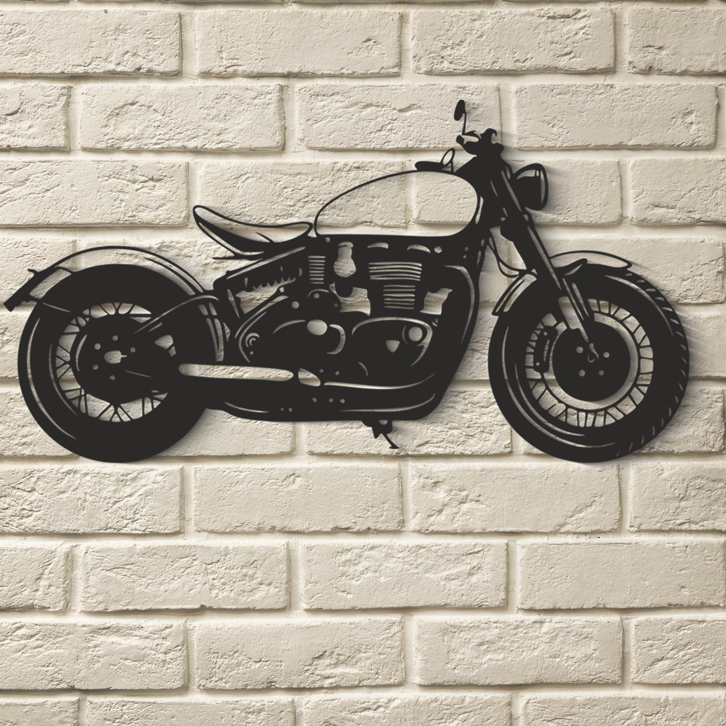 Triumph Bobber Motorcycle Wall Art