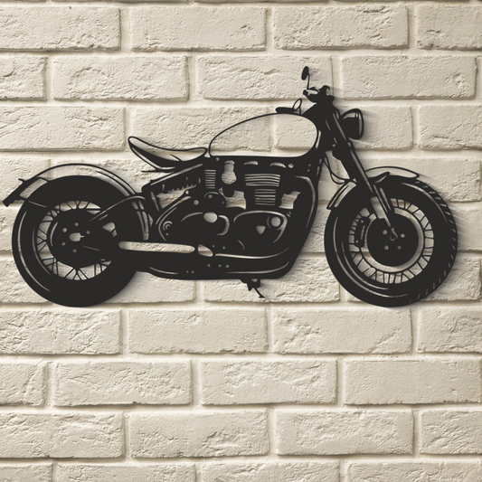 Triumph Bobber Motorcycle Wall Art
