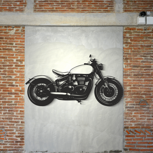 Triumph Bobber Motorcycle Wall Art