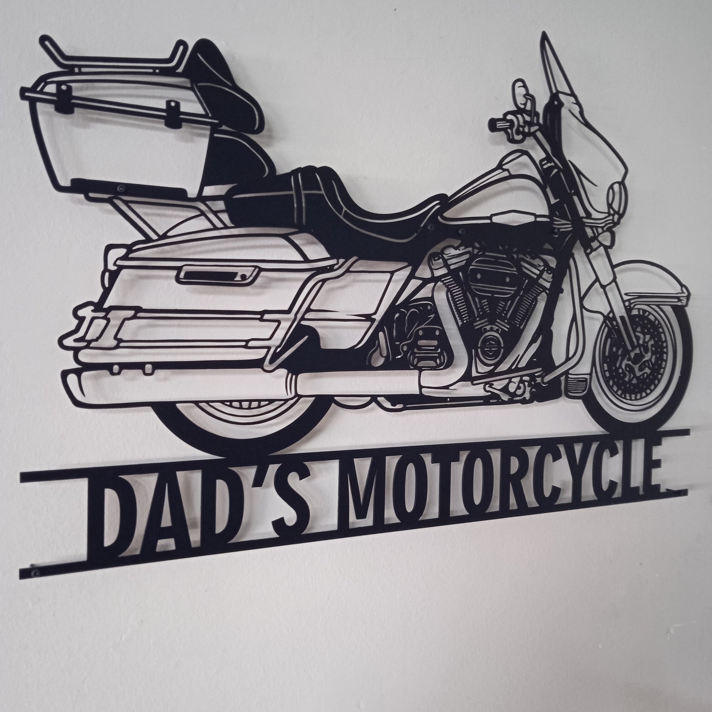 HD Custom Motorcycle Wall Art