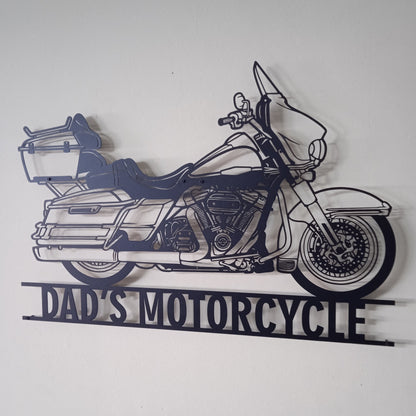 HD Custom Motorcycle Wall Art