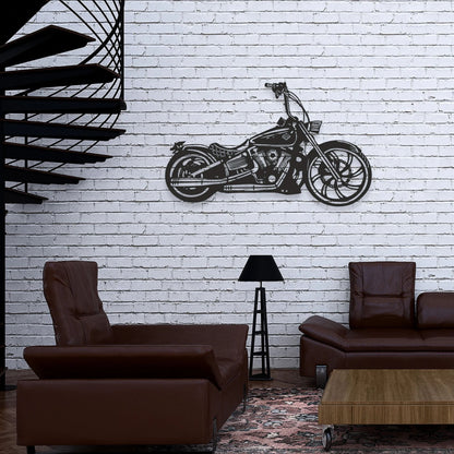 3D Motorcycle Metal Wall Art Decor - Cafe Racer Wall Art
