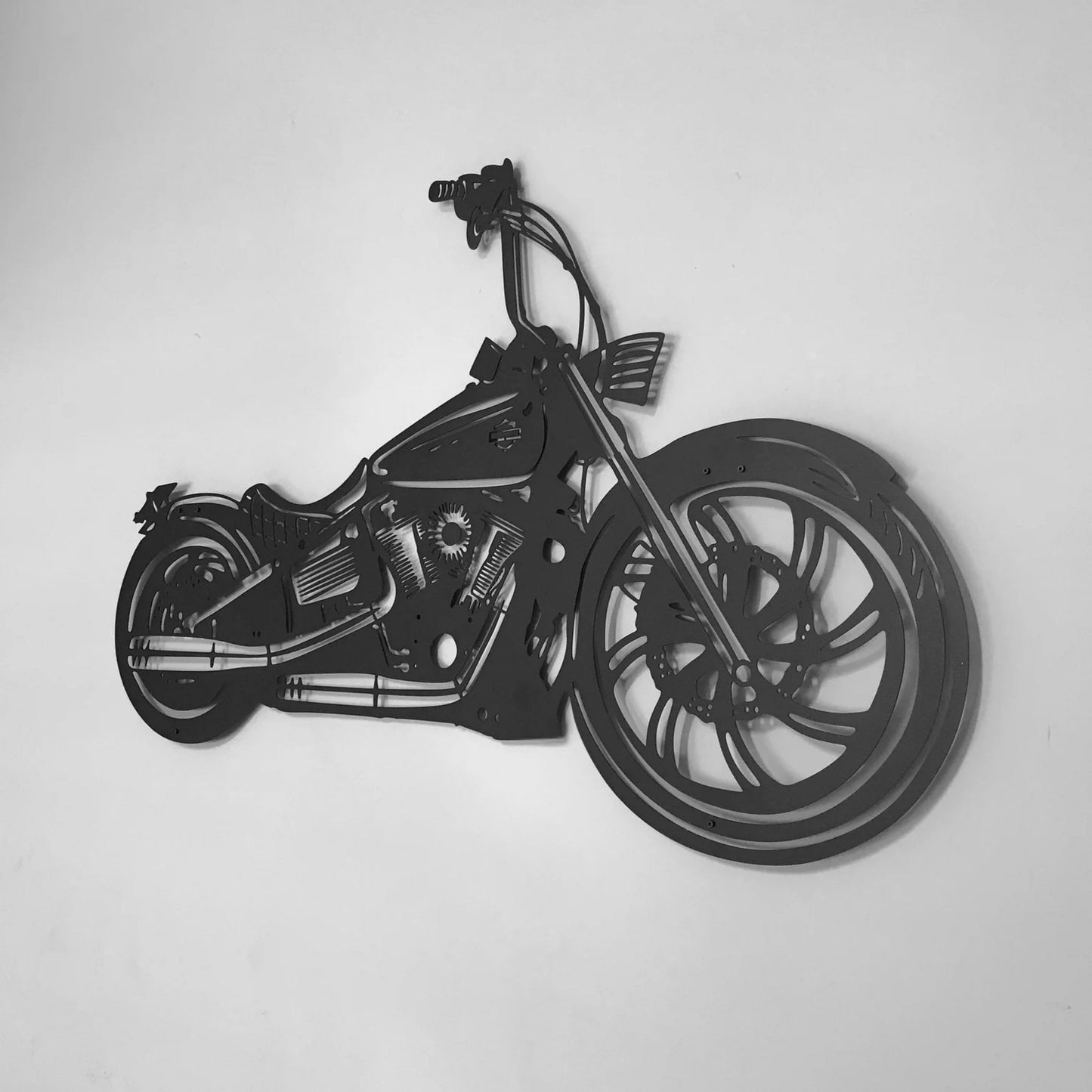 3D Motorcycle Metal Wall Art Decor - Cafe Racer Wall Art