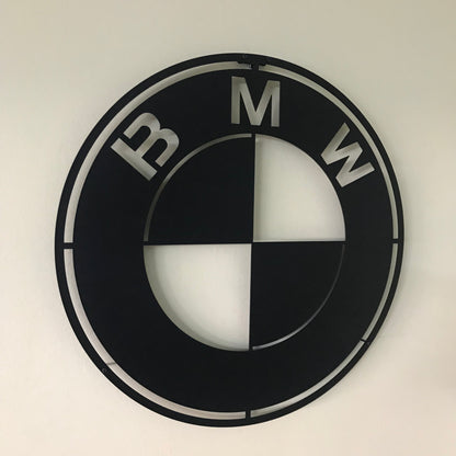 BMW Metal Logo Car Wall Art