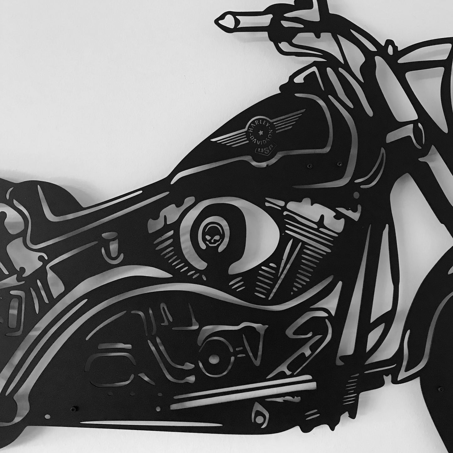 Fat Boy Motorcycle Wall Art
