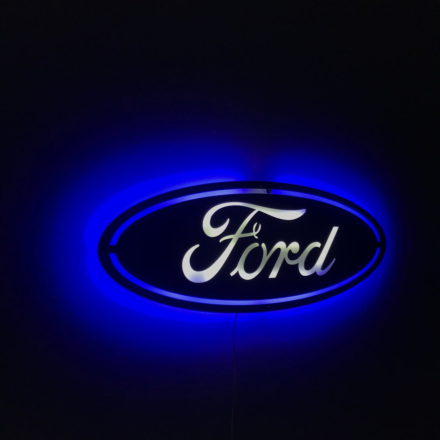 Ford Metal Logo Car Wall Art