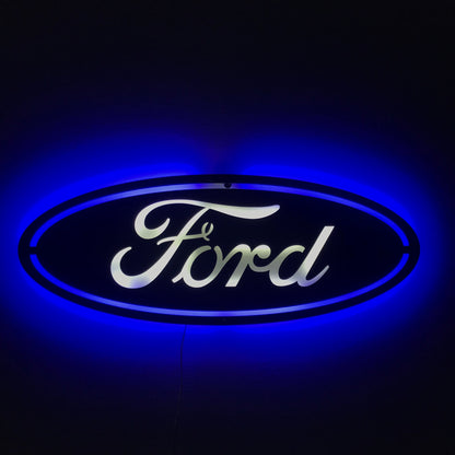 Ford Metal Logo Car Wall Art