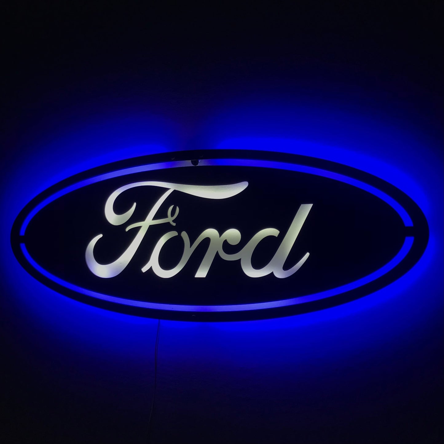 Ford Metal Logo Car Wall Art