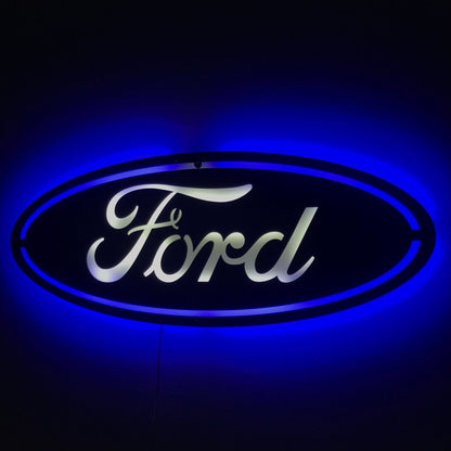 Ford Metal Logo Car Wall Art