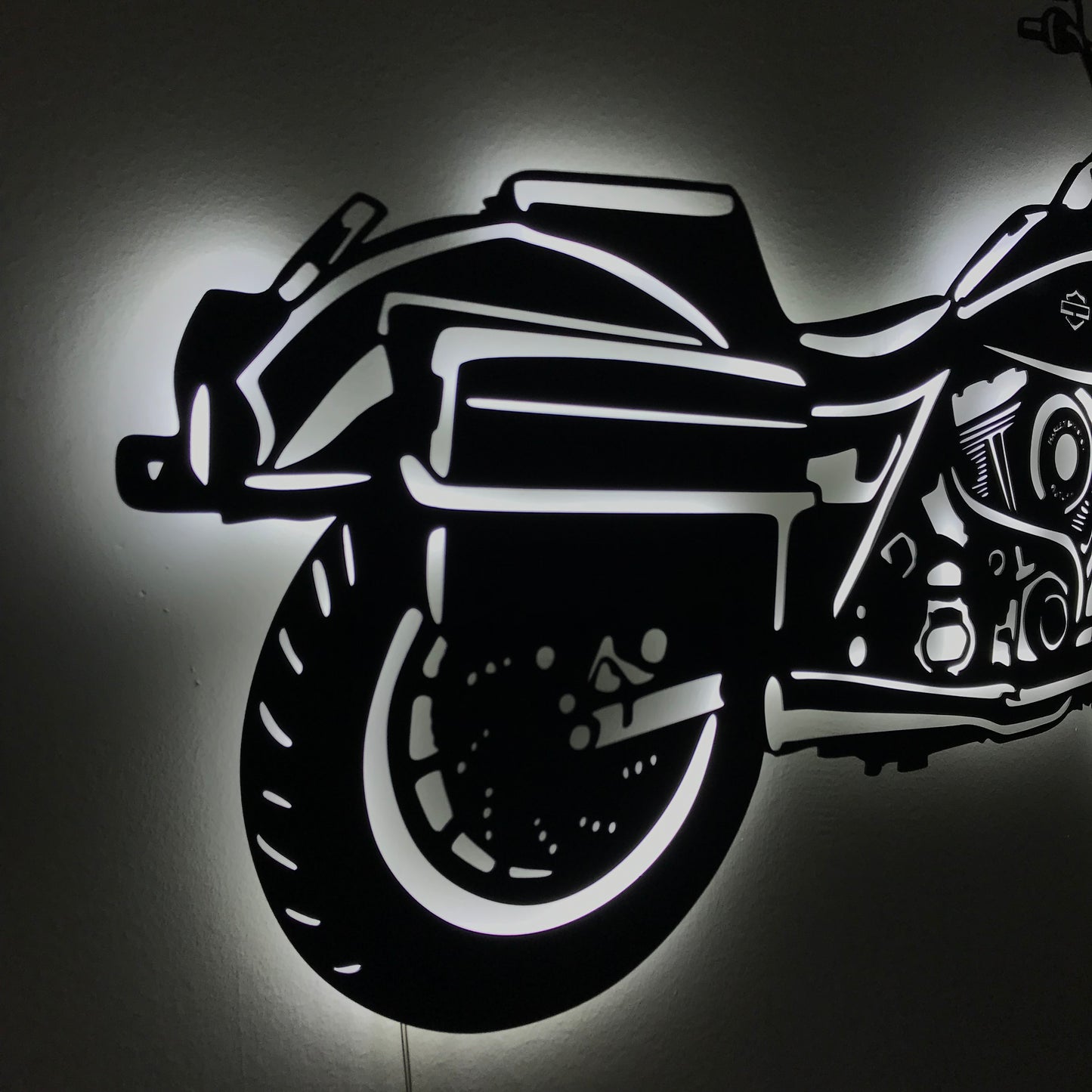 Outlaw Motorcycle Wall Art (LED)