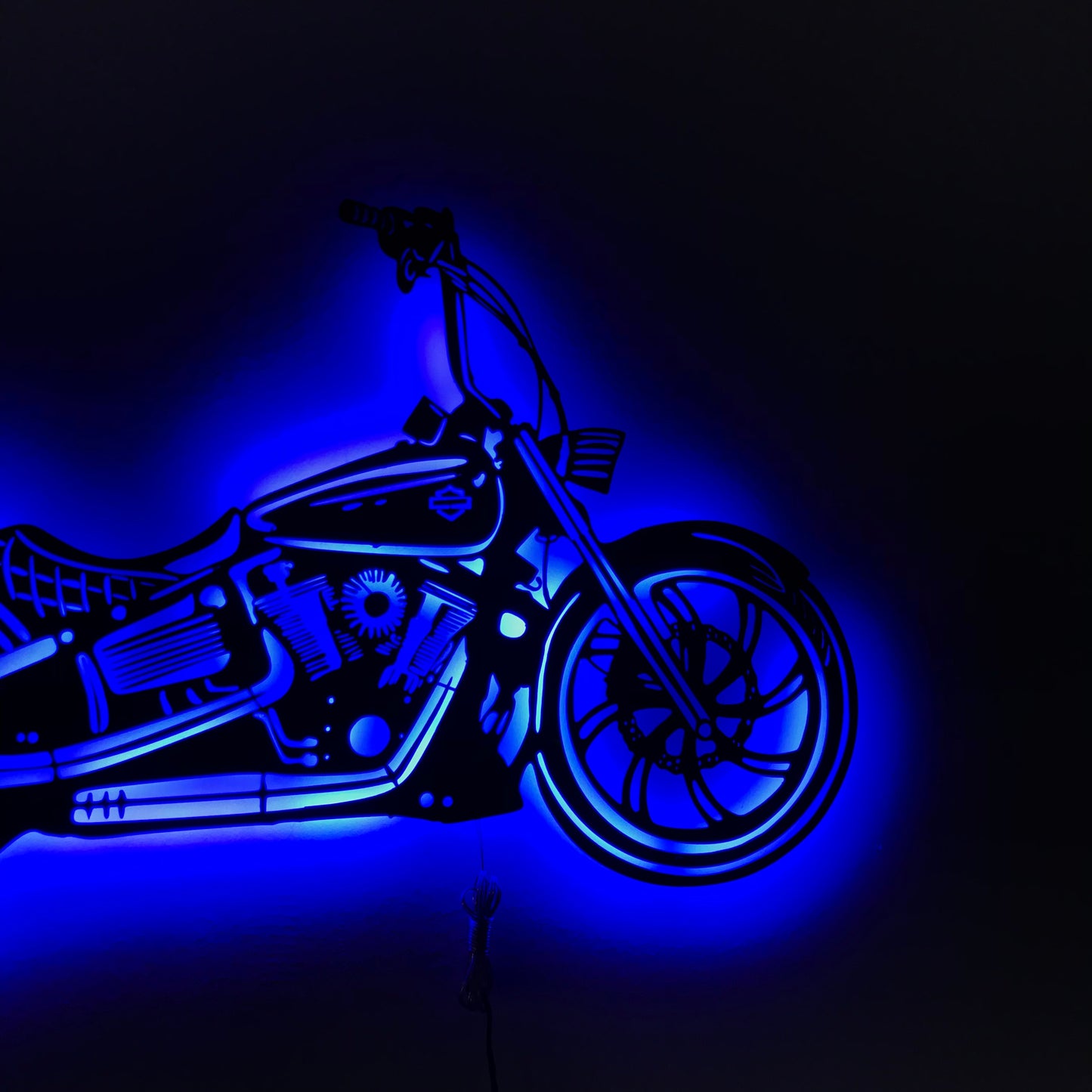 3D Motorcycle Metal Wall Art Decor - Cafe Racer Wall Art