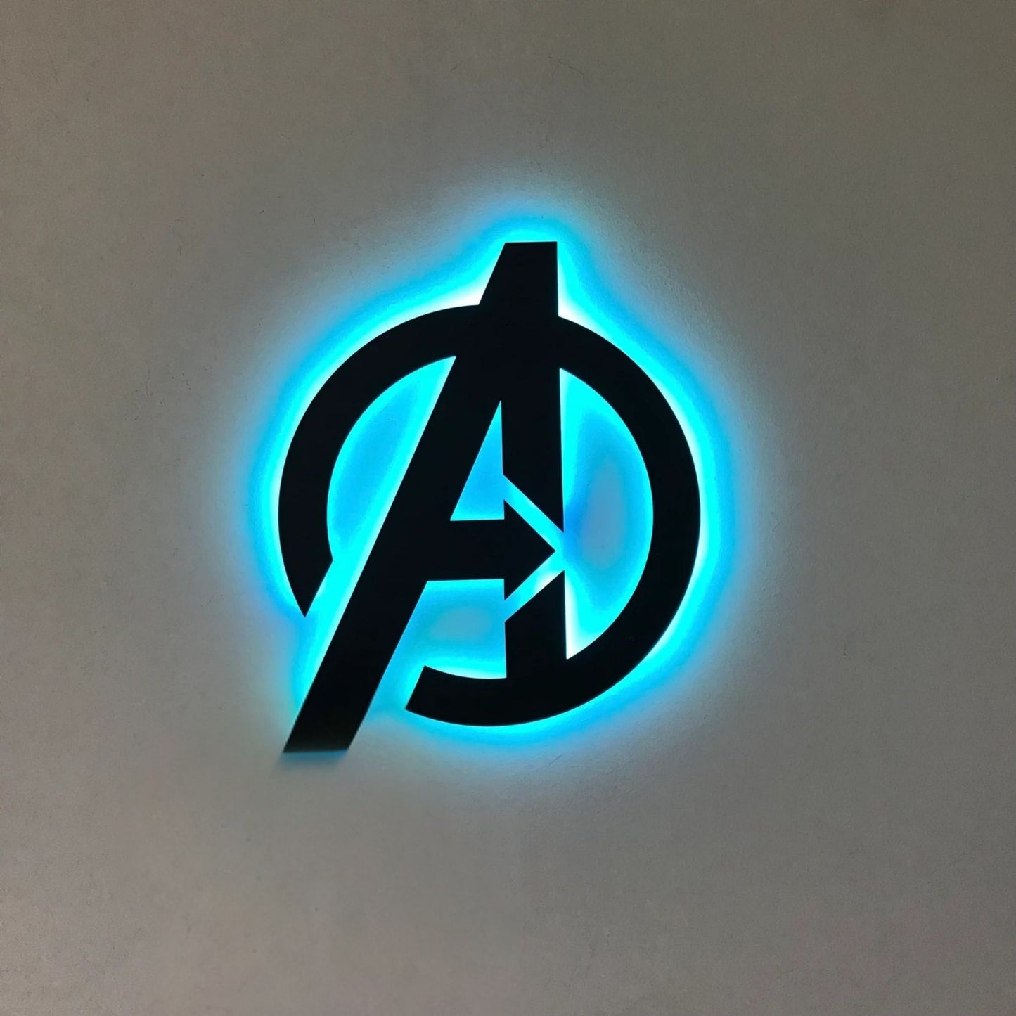 Avengers Wall Art – RGB LED Superhero Metal Wall Decor