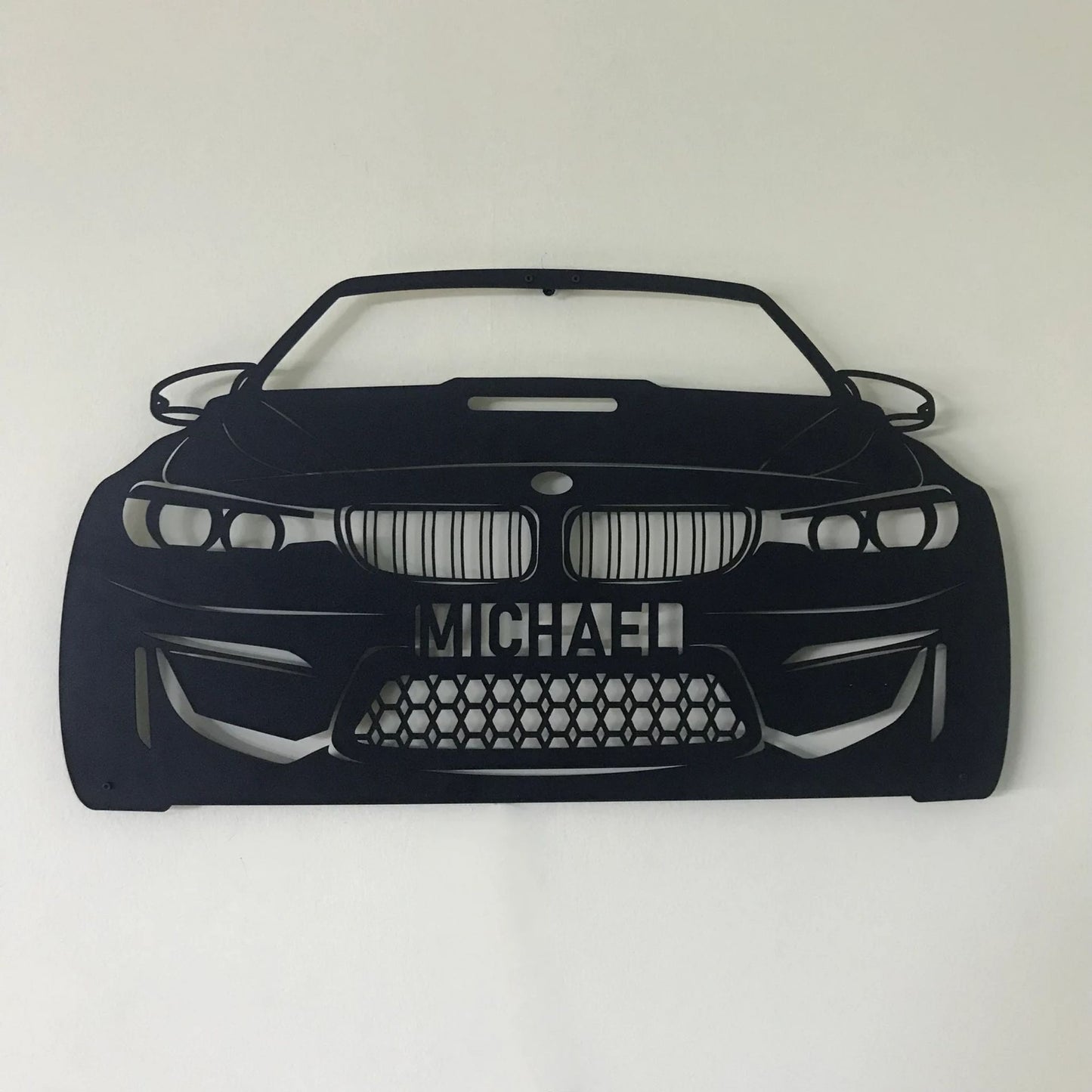 BMW M4 Wall Art – Custom LED Metal Car Decor